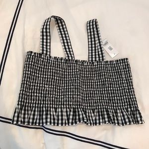 BP Gingham crop top